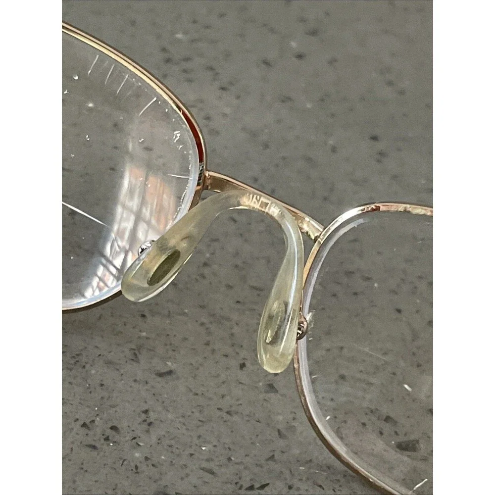 Pierre Cardin PC 117-3 Eyeglasses Frames ONLY 56-19-140 Gold full rim vintage